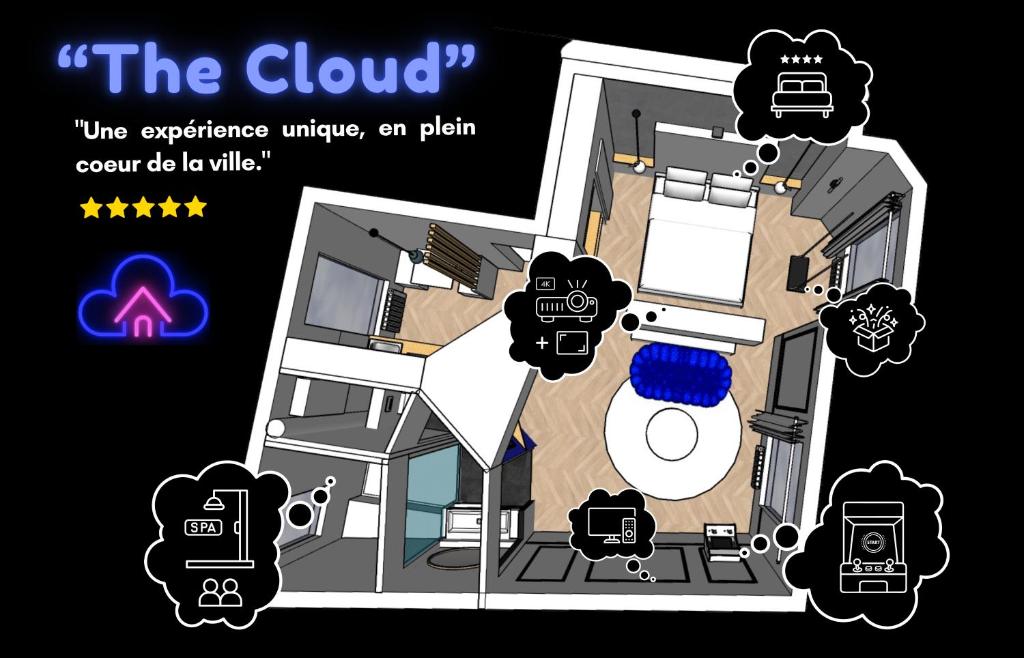 Le Nuage - Hypercentre - Luxe Suite Spa & Gaming - 5