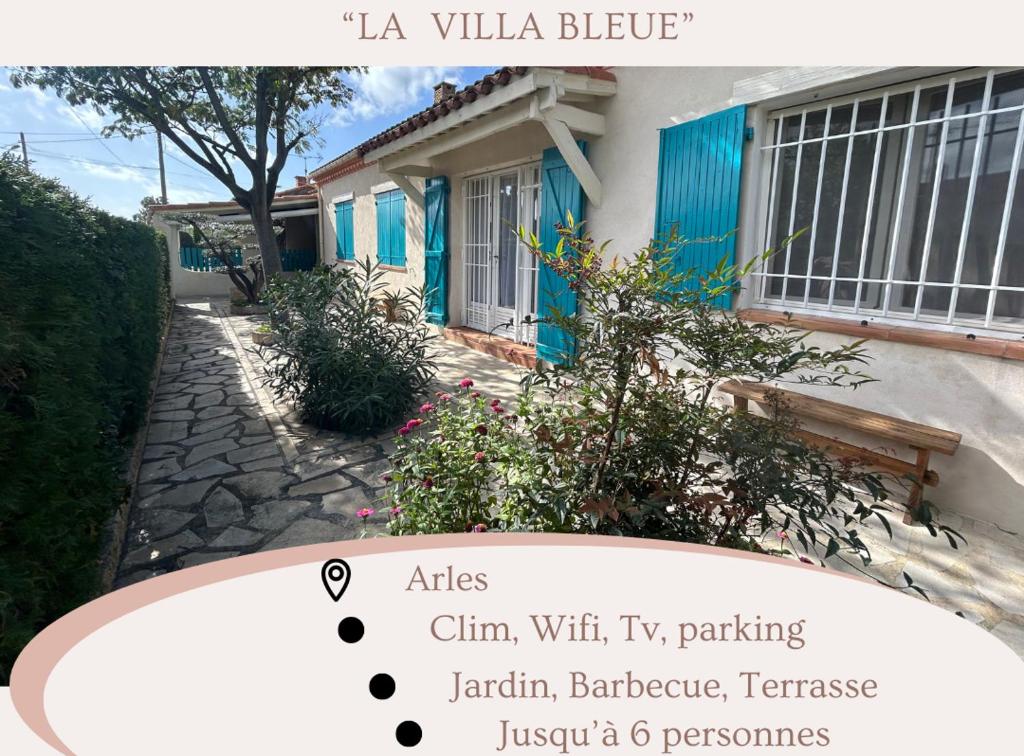La villa bleue Arles jardin - 1