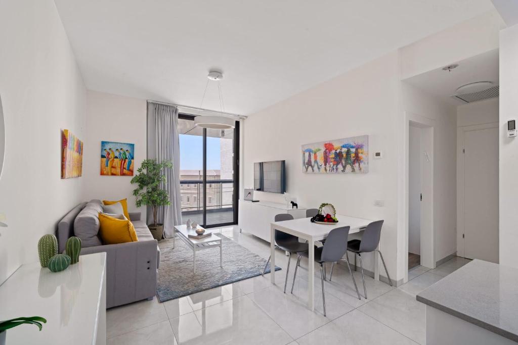 JTower 1BDM Balcony - Isrentals, Jeruzalém