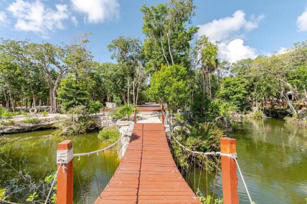 Departamento 5, Tulum Country Home, con Muelle de Pesca, Club de Playa, Alberca, Cenote y Campo de Golf, Contrata Day Pass Bahia Principe - 5