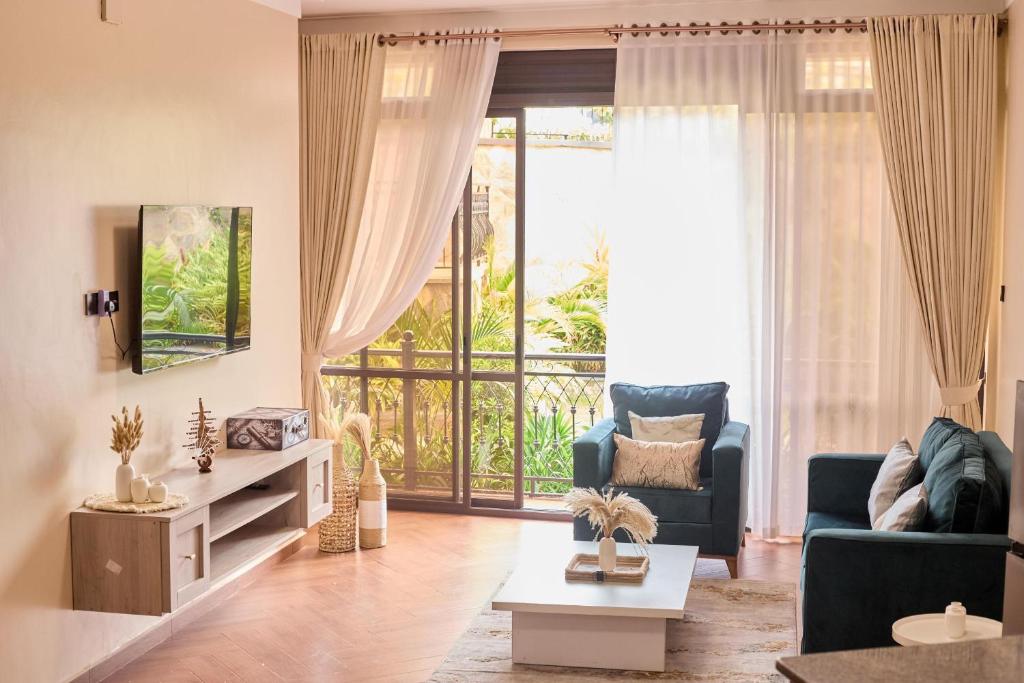 Stunning & Calm 2 bedroom gate away in Entebbe- Sand Grains Residences A03, Namulanda