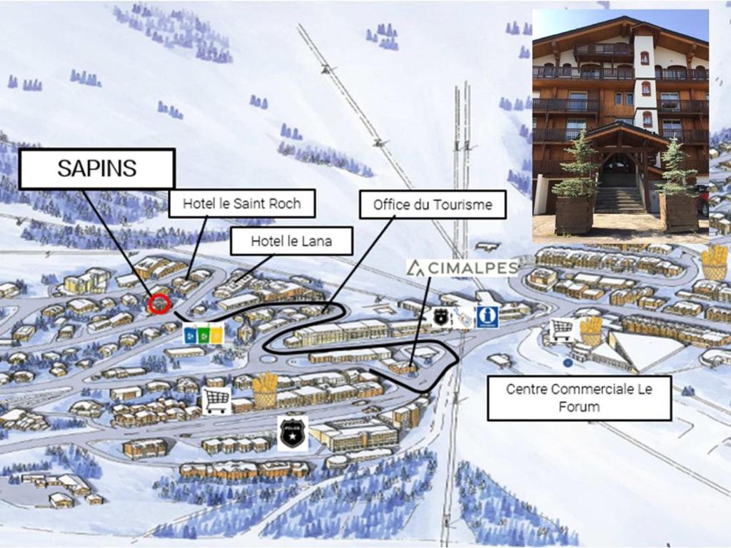 Appartement cosy à Courchevel 1850 avec sauna et parking - 4