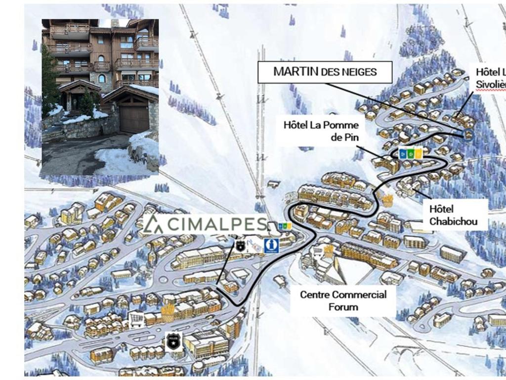 Courchevel 1850 - Appartement skis aux pieds avec spa, 3 chambres pour 6 personnes - FR-1-564-115 - 4