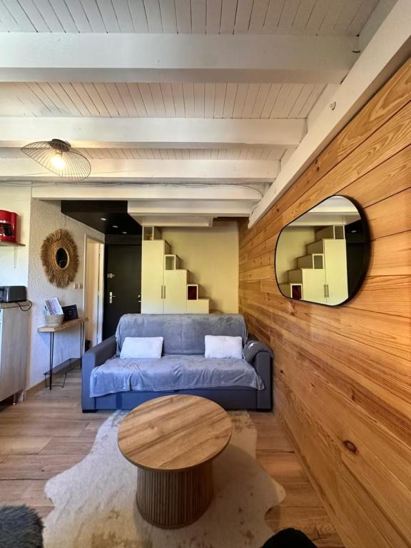 Studio avec mezzanine aménagée 2min des pistes, avec 1 chambre et 1 coin montagne - 4