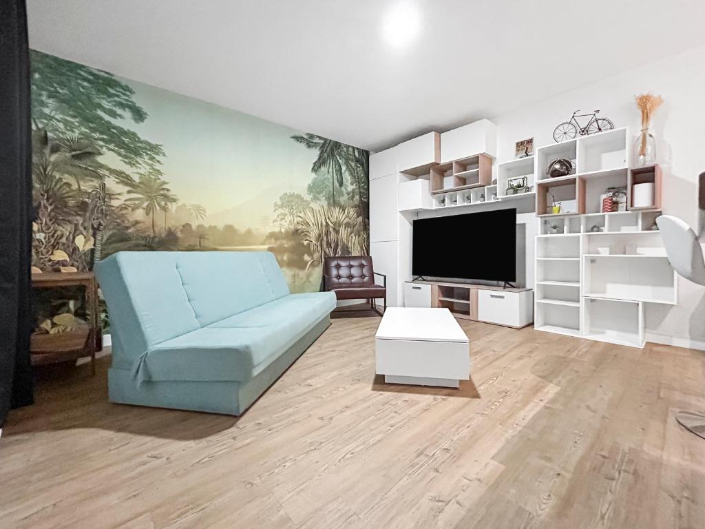 T2 35m2 clim, piscine, balcon et parking privé à 2 pas du port Santa Lucia - 3