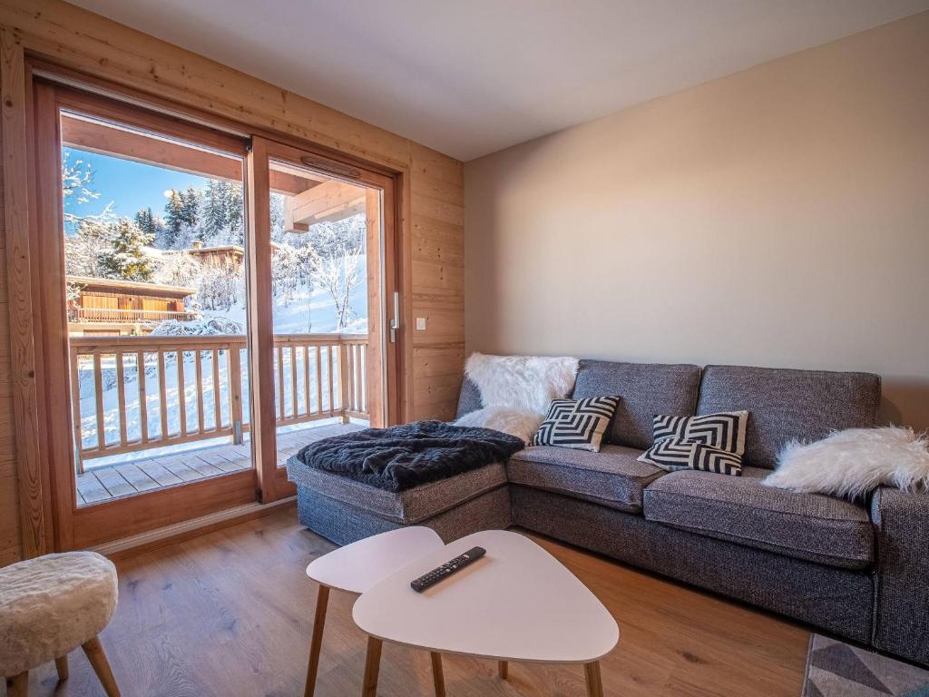 Appartement neuf 6 pers, pied de pistes avec parking, Valmorel - FR-1-356-521 - 2