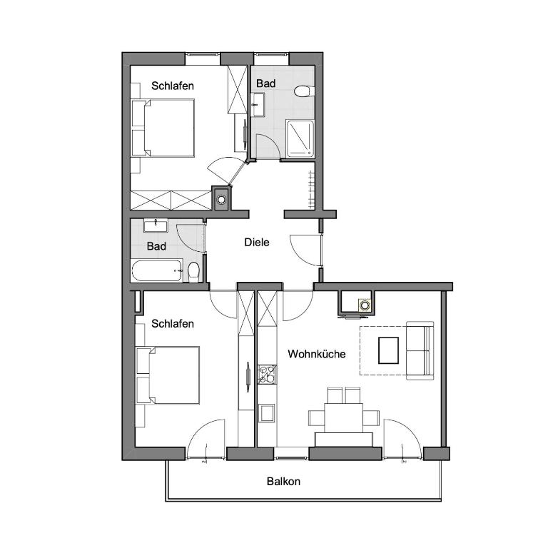 Apart Alpenrose Spiss - 2