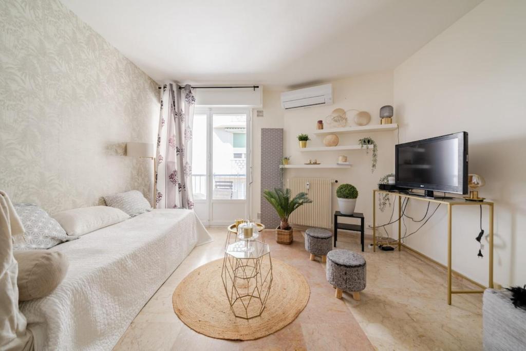 Cannes Croisette Studio 3 pers Cosy CLIM WIFI PKG - 1