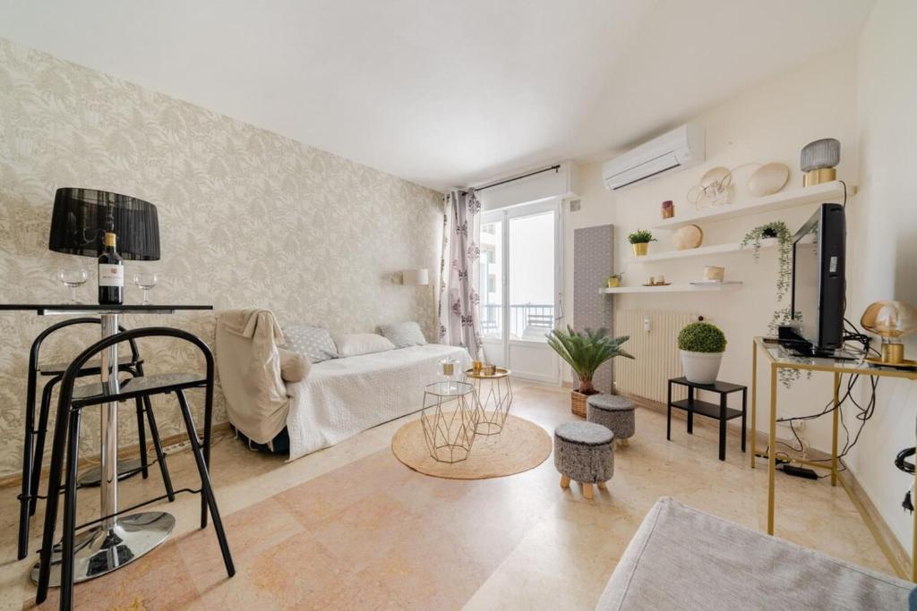 Cannes Croisette Studio 3 pers Cosy CLIM WIFI PKG - 2