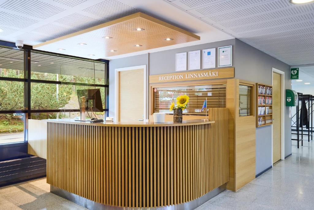 Lobby, Hostel Linnasmaki in Turku