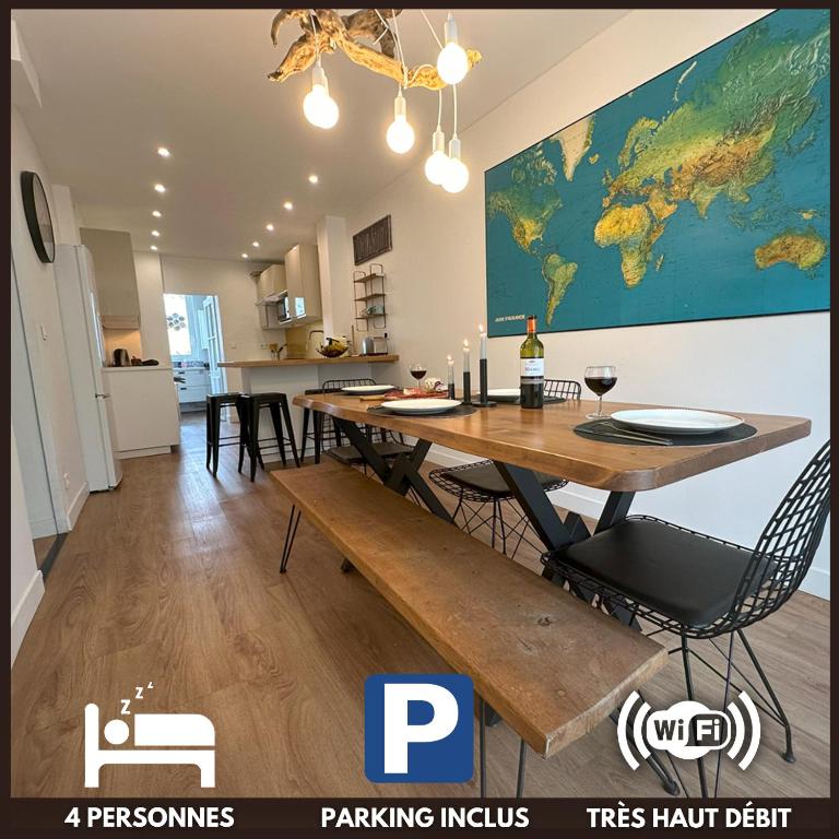 Appartement Élégant Central - Parking Inclus, Manosque