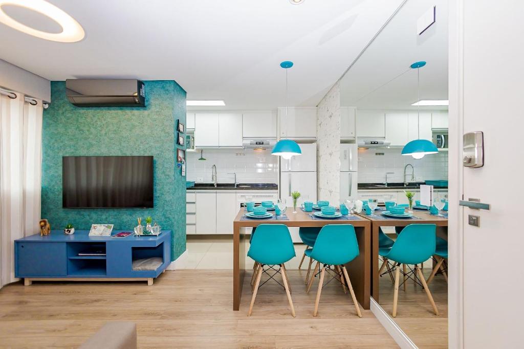 Apartamento 1 Quarto Lindíssimo, Garagem - SEV2402, Curitiba