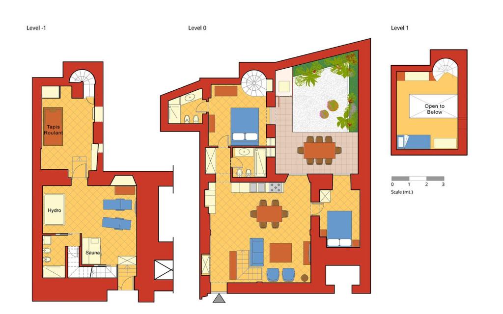 ROMAC Coronari with gym, sauna and garden 8