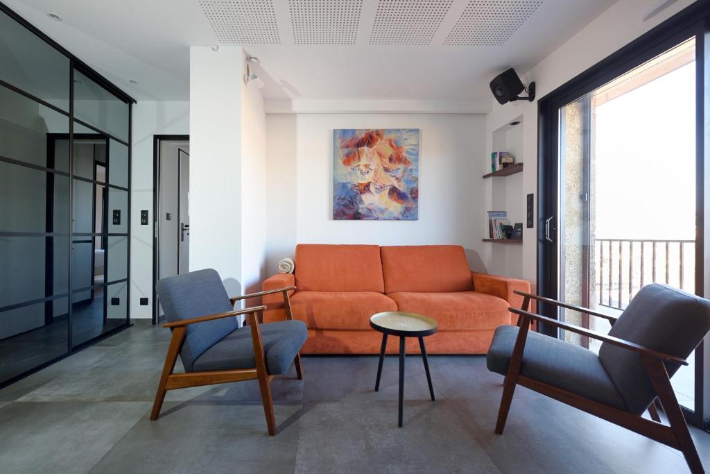 Aix Rooftop Appartement T2 Luxe 5 étoiles - hypercentre Rotonde - Terrasse - Vue - Parking - 5