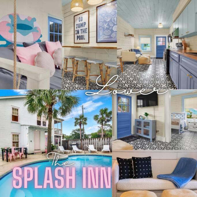 Splash Inn Lower Unit Heated Pool Walk to Beach, Tybee Island