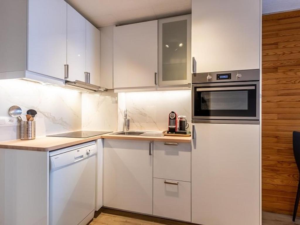 Studio rénové 4 pers, balcon, centre Plagne Bellecôte - 2