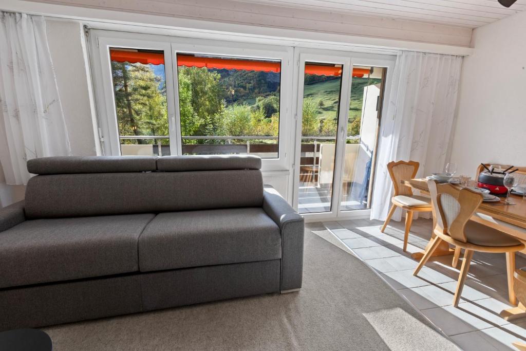 Studio lumineux avec vue sur les montagnes, Leukerbad