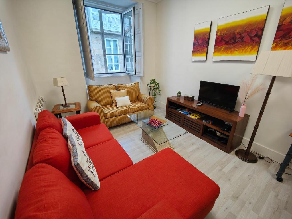 Rua Nova Apartment 28, 3 Dormitorios, WIFI, PS4 y Netflix, a 200m Catedral, Santiago de Compostela