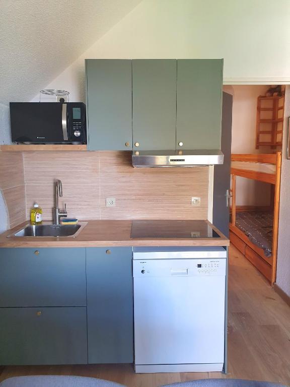 Pléiades , Apt 5 p, 1 grande chambre, un coin montagne et une place de parking , belle vue - 5