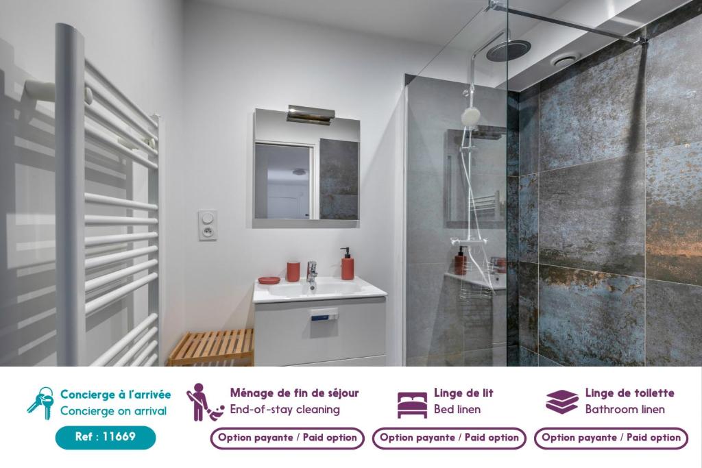 Appartement pour 4 - centre - 500m de la plage - 3