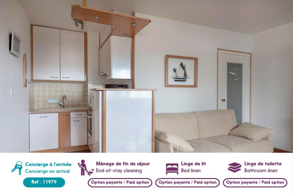 À 500m de la plage, appartement pour 2 - 3