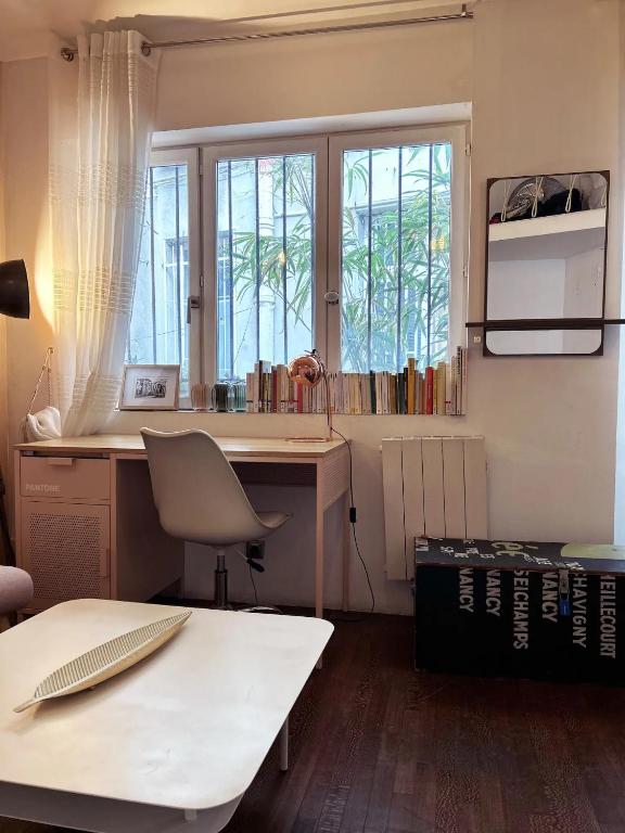 Chambre à Montmartre Atelier architecte - 3