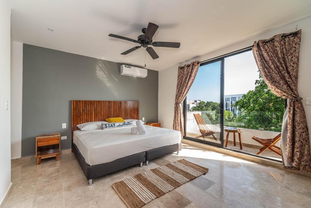 Studio Suite with Private Balcony, Rooftop Pool,Gym, Tulum