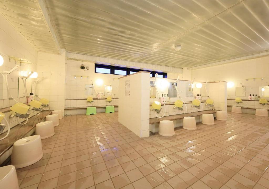 Hot spring bath, Aomori Center Hotel in Aomori