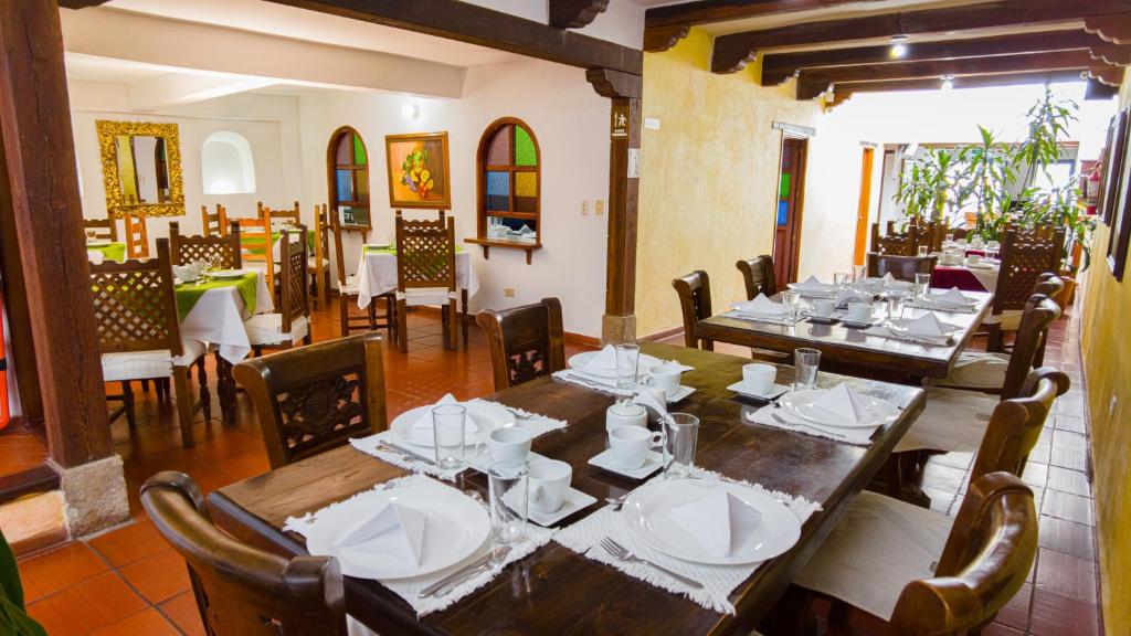 Restaurant, Hotel Sol de la Villa in Villa De Leyva