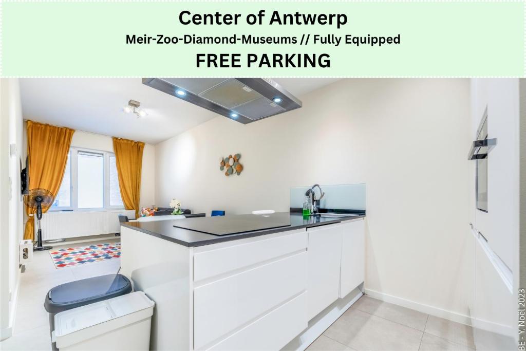 Center of Antwerp - Free Parking, Antverpy