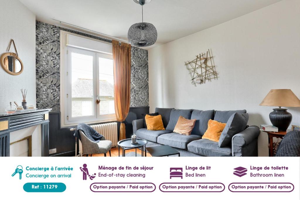 Superbe maison pour 6 pers - 850m de la plage - 3