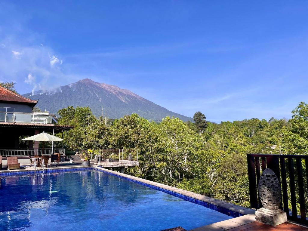 View, Puri Karang Besakih in Bali