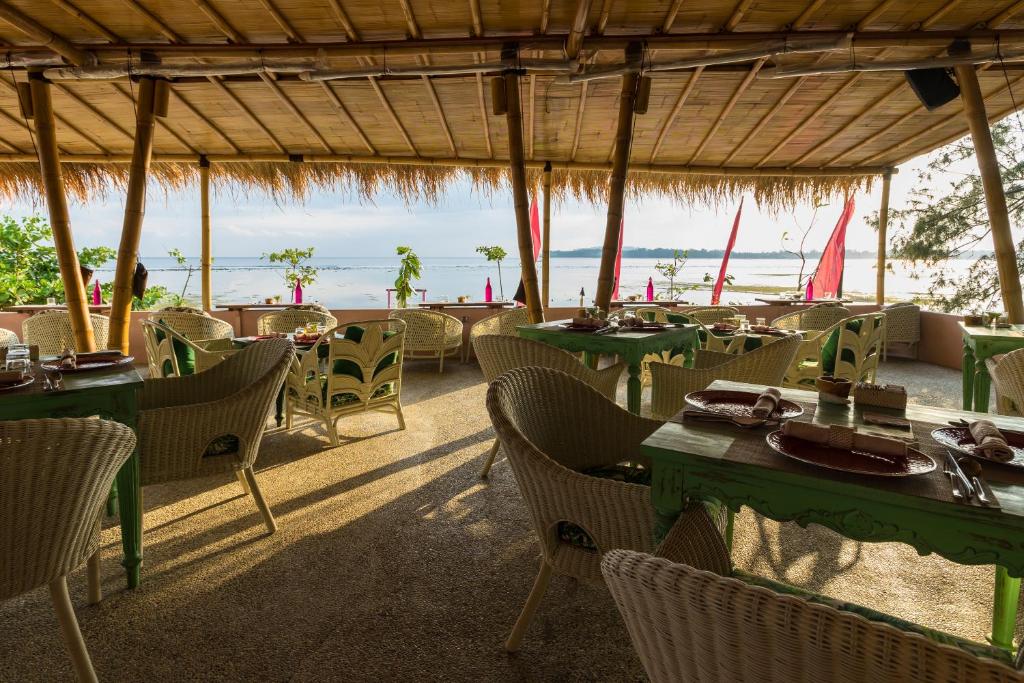 Restaurant, Hotel Pinkcoco Gili Air in Lombok