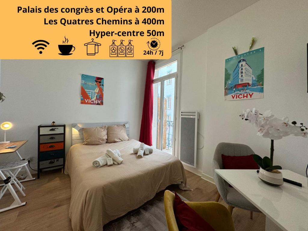 Petit Splendid - Ancien Palace, Balcon, Centre, Vichy