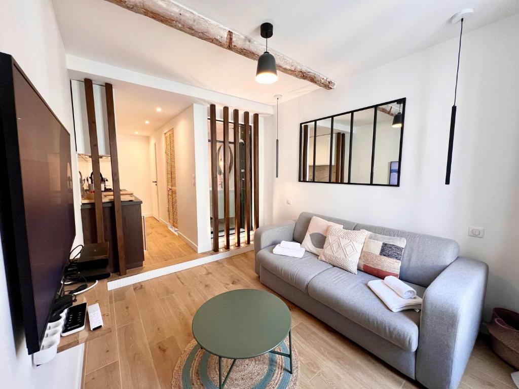 B066 Studio design à 5 mn de la plage, Cannes