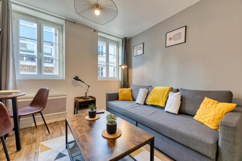 Le Rémi studio rénové au coeur de Rouen - 5