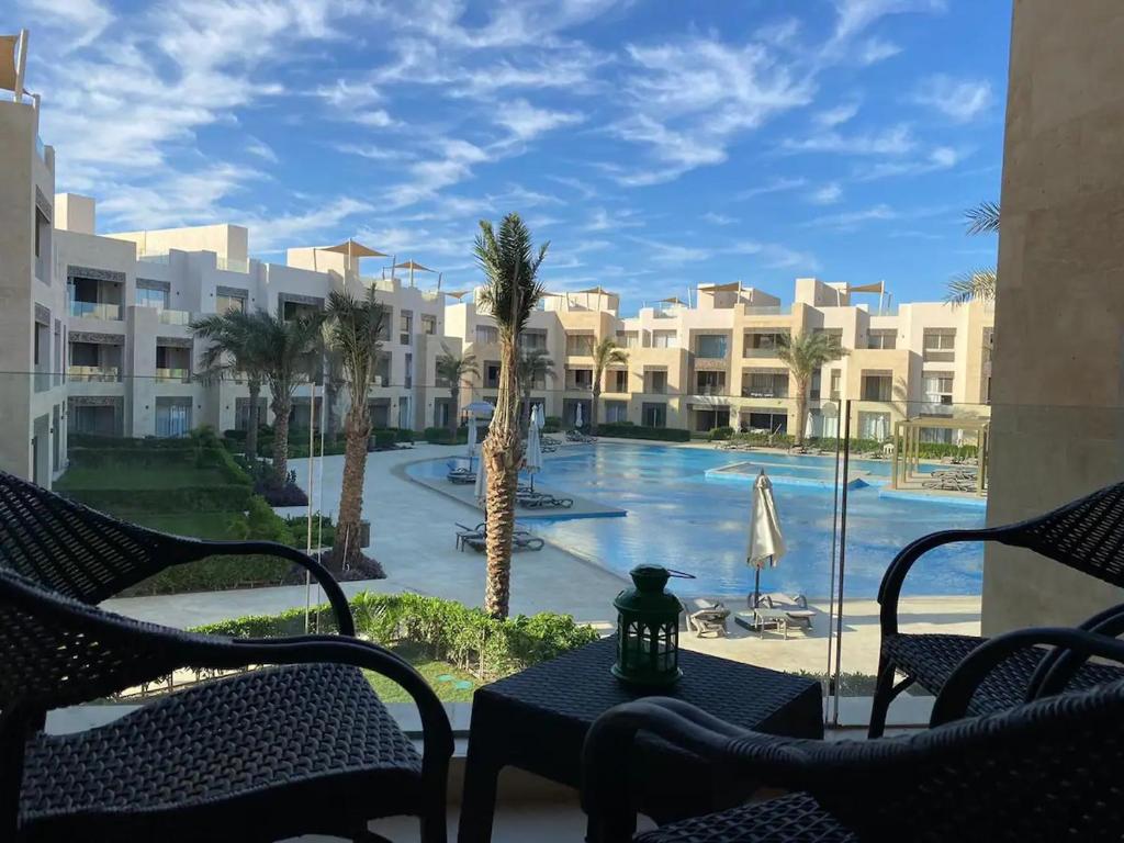 M Residence with Pool View & Beach Access - El Gouna, Hurghada, Hurghada