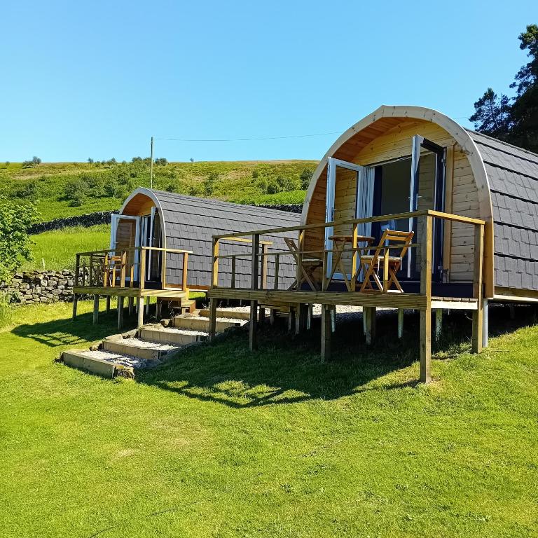 Coombs glamping pods, Danby