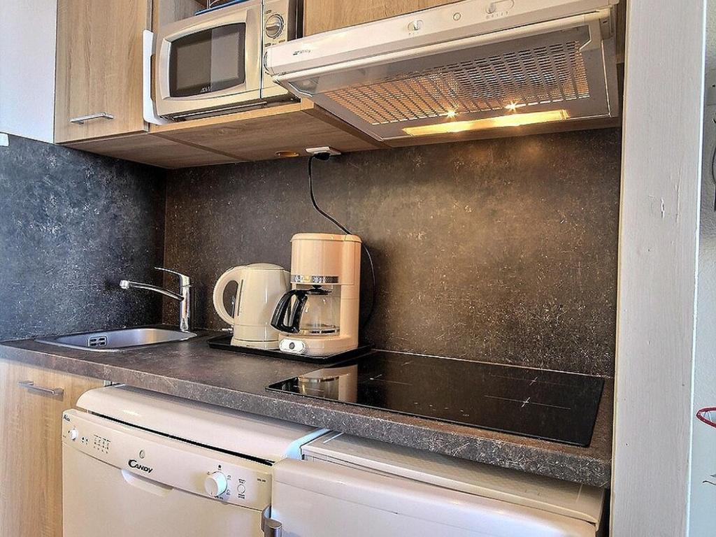Studio cabine à Belle Plagne, 4 personnes, terrasse vue sud-ouest - FR-1-455-260 - 4