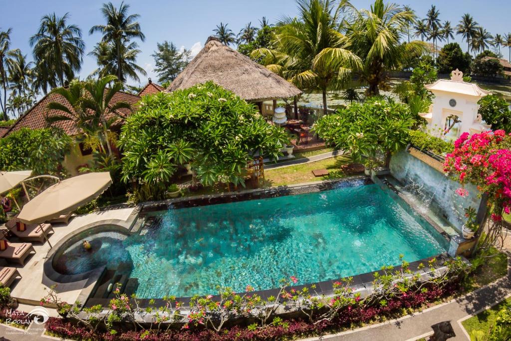 Swimming pool, Rama Shinta Hotel Candidasa in Bali