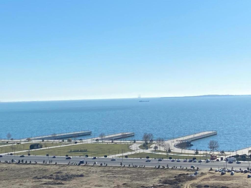 Park Azure overlooking the Caspian Sea, Baku