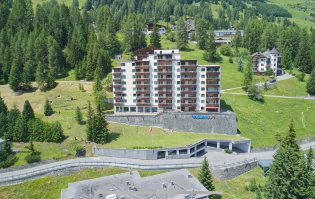 WEF Davos central & amazing view, Davos