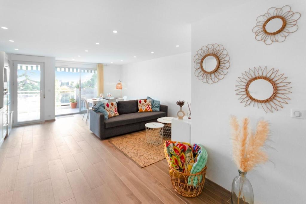 Le Radieux - Spacious - Bright - Car park - Peaceful, Antibes