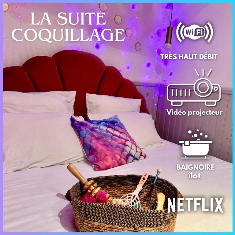 Coquillages et crustacés, vidéoprojecteur baignoire îlot chez Ivona Vacances - 1