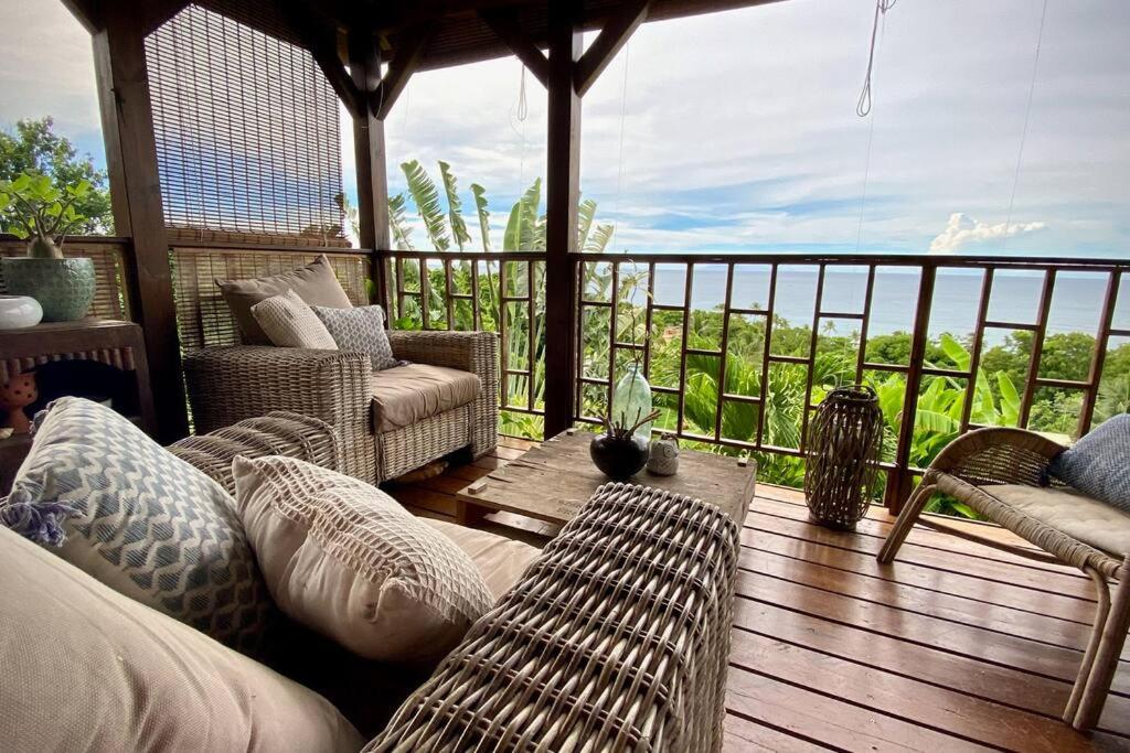 Havre de paix avec vue sur mer, Deshaies