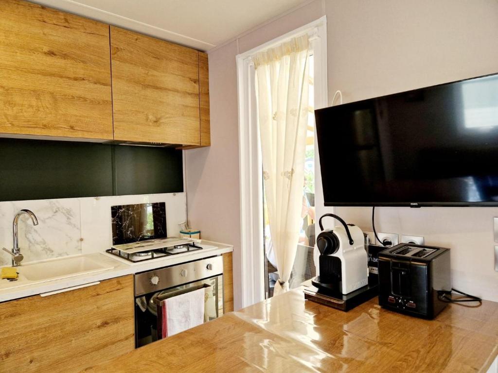 Camping Del Mar 52, Mobile Home Excellence, 3 chambres, 6 personnes, bord de mer - 4