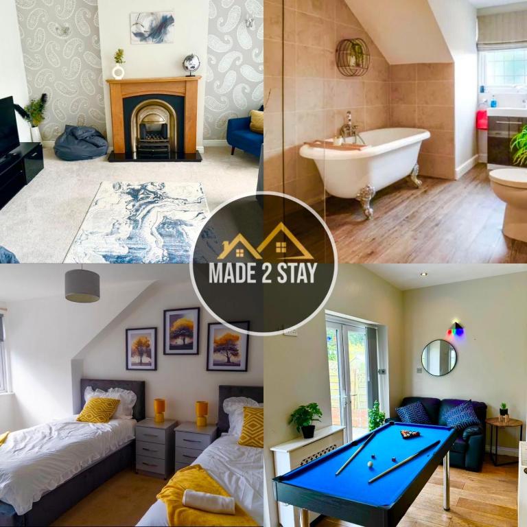 Spacious 15 Guest Home With 9 Beds in Shirley, Solihull