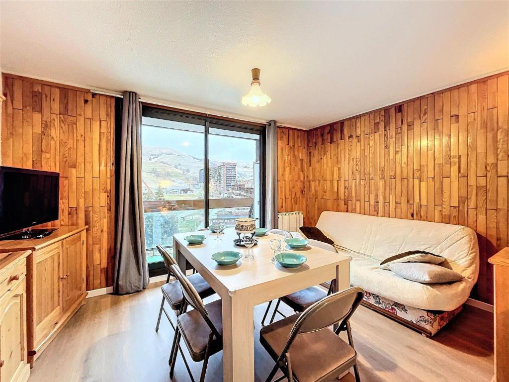 Appartement cosy skis aux pieds, balcon avec vue front de neige - 1