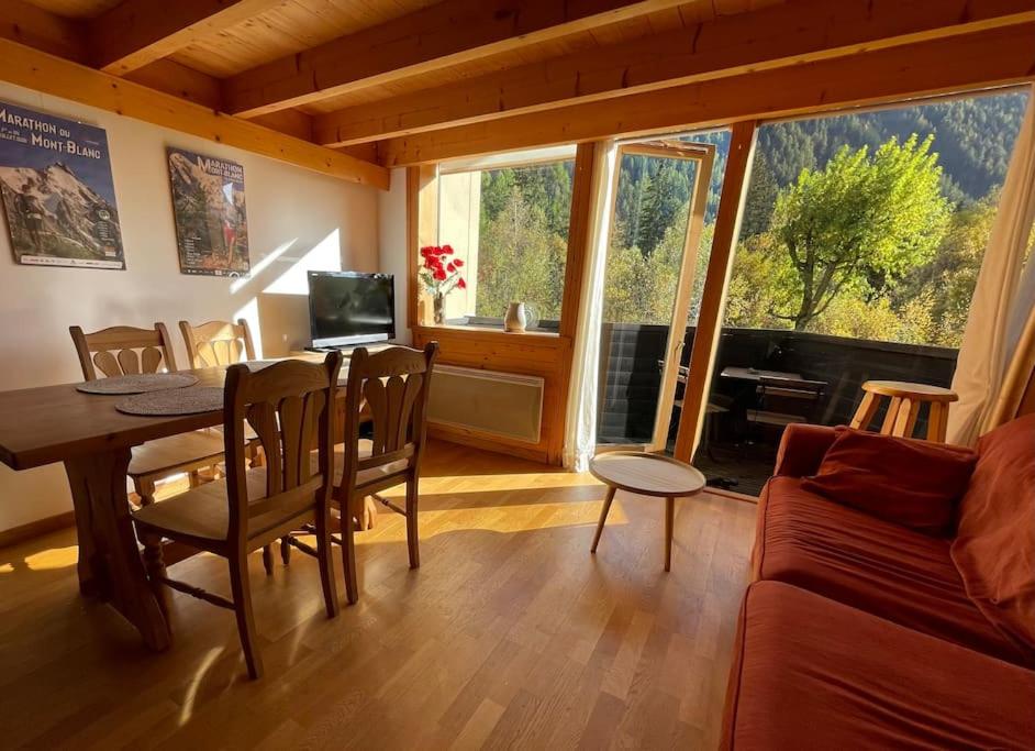 Duplex 4 pers vue MontBlanc , Grands Montets - 2
