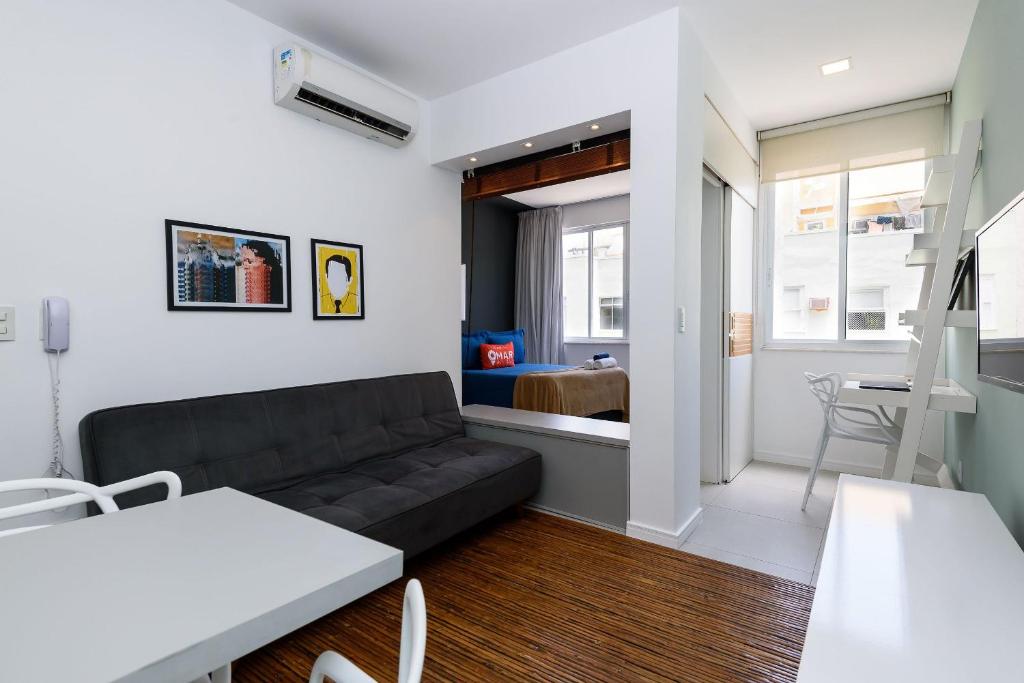 Quarto&Sala c/ Workstation no Leblon | DMC 24/609, Rio de Janeiro